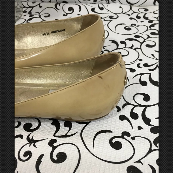 Jimmy Choo Natural Pointy Toe Ballet Flats - Picture 7 of 8
